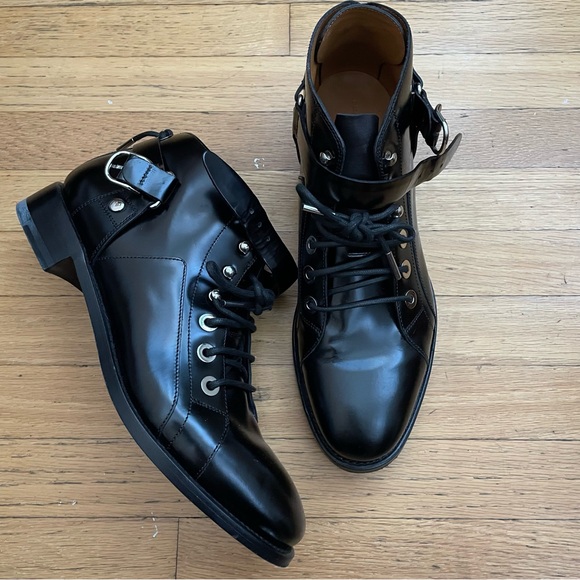 Balenciaga Black moto boots size 41 EUC